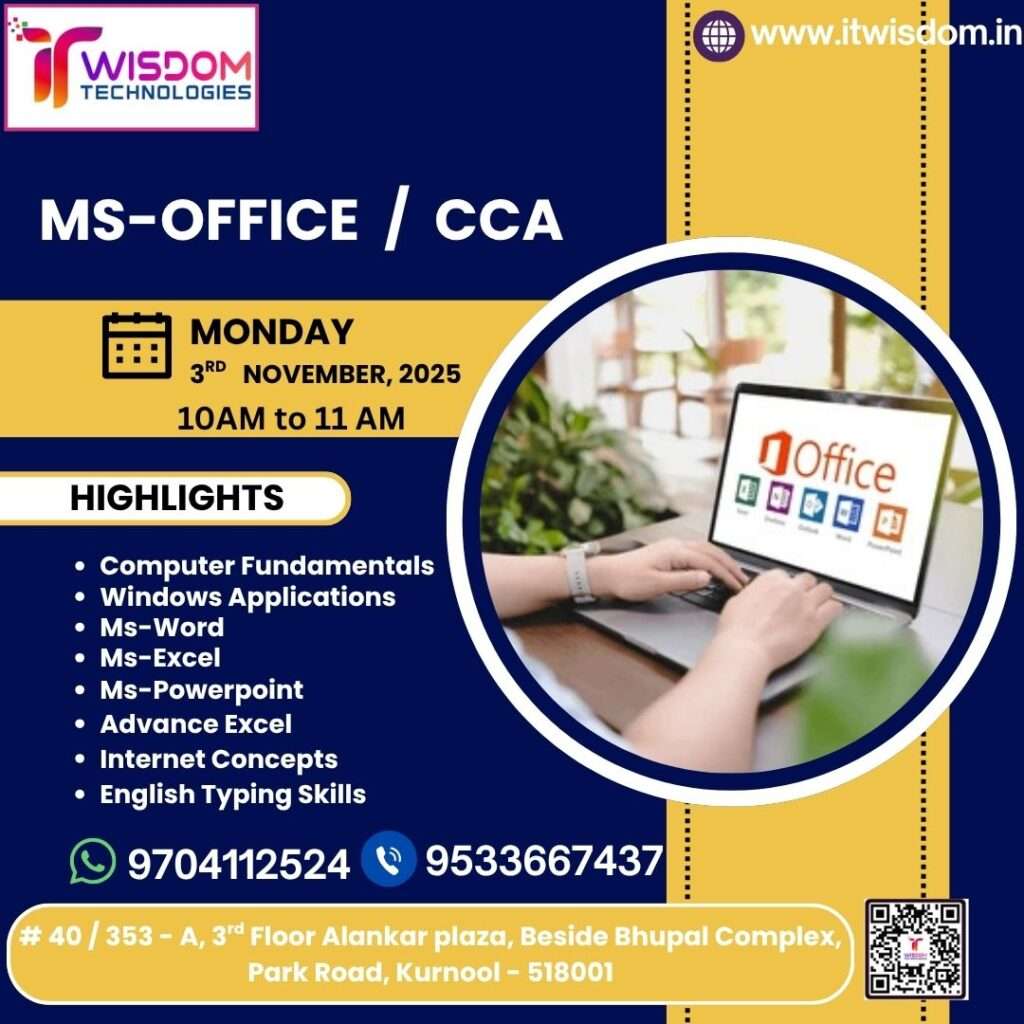 Ms Office Training Center Near Me