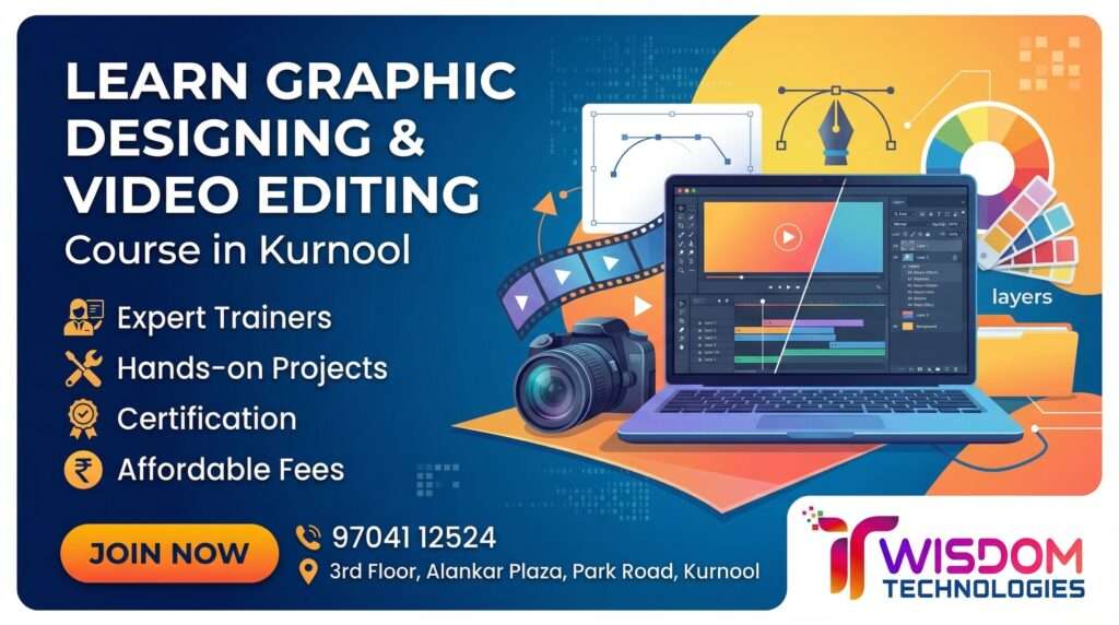 Best graphic designing and video editing course in Kurnool