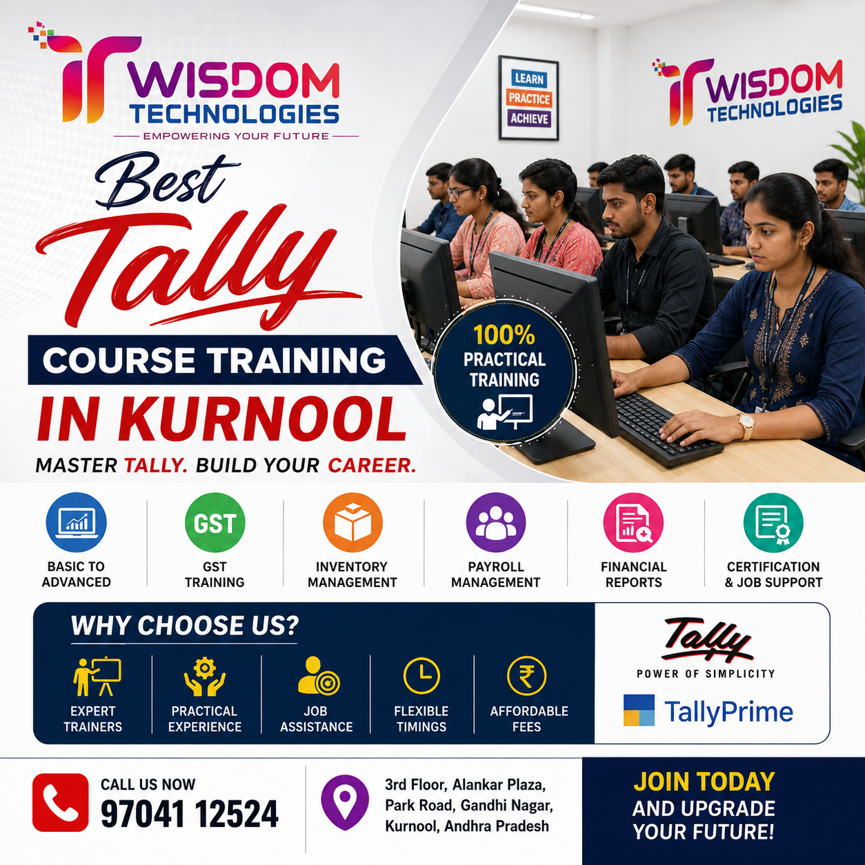 Best Tally Course Training in Kurnool
