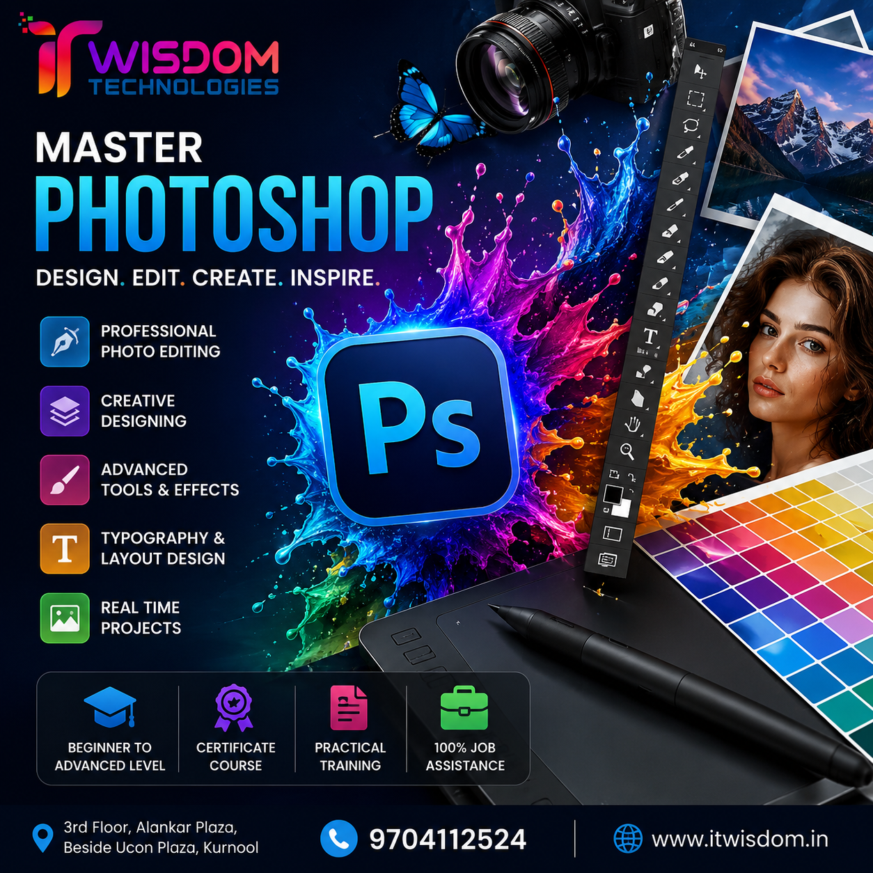 Best Photoshop Training Institute in Kurnool