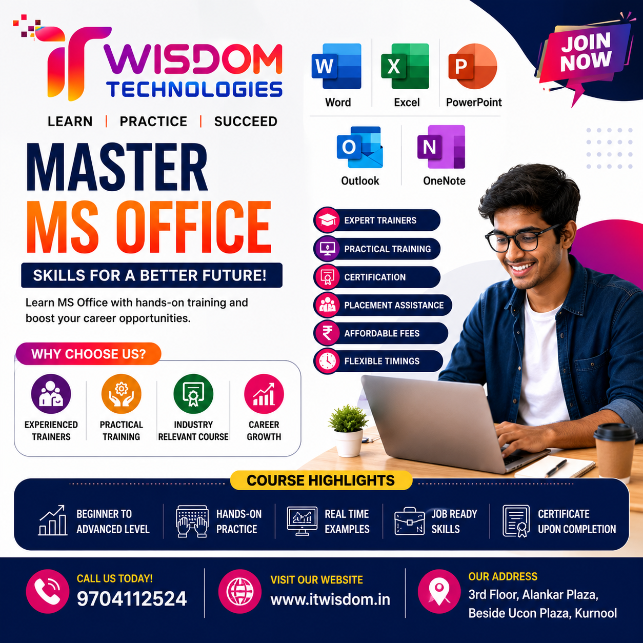 Best MS Office Course in Kurnool