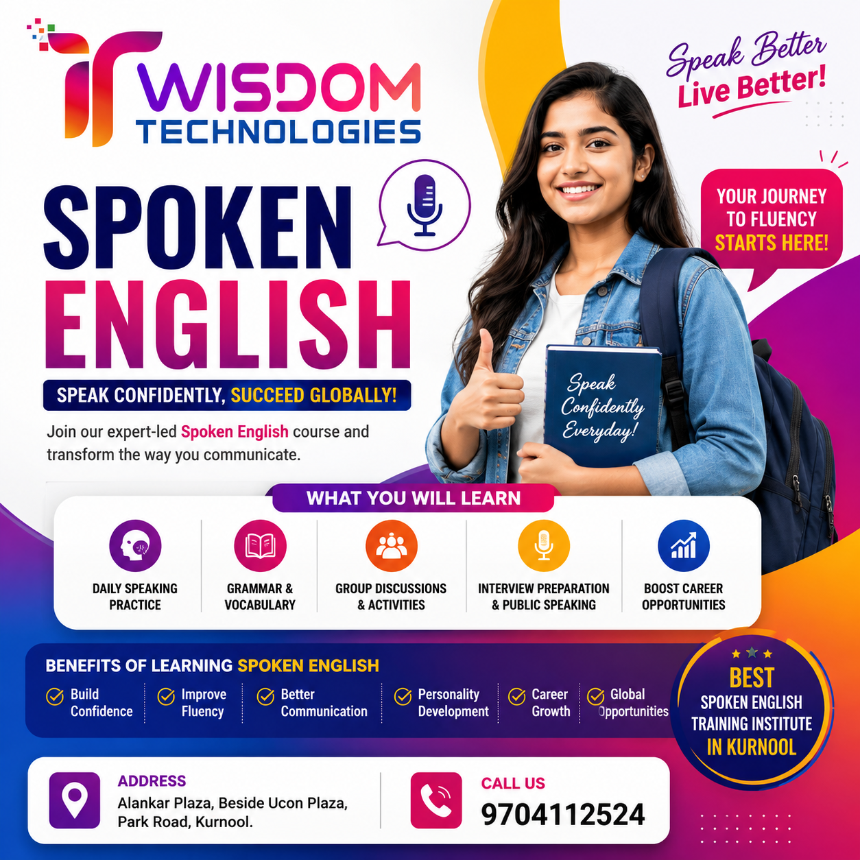 IT Wisdom Technologies Spoken English Training